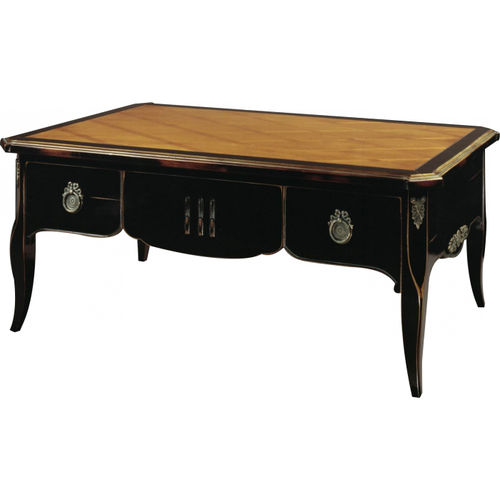 Couchtisch / Louis XV - POMPADOUR : 50770  - LABARERE - lackiertes Holz / rechteckig / mit Schublade
