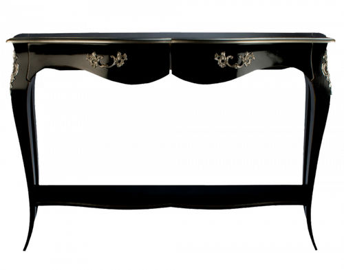 Konsolentisch / Louis XV - MONTESPAN : 51001 - LABARERE - lackiertes Holz / rechteckig / mit Schublade