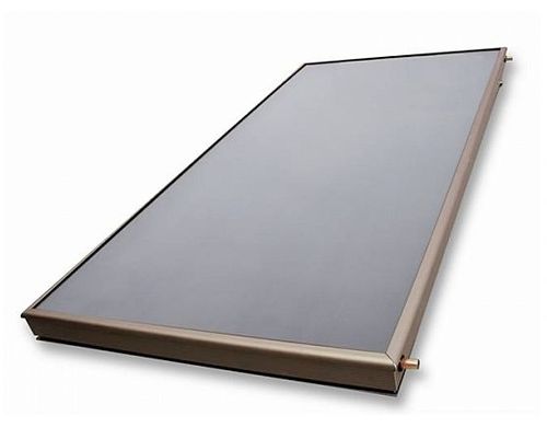 Planer thermischer Sonnenkollektor - H1TX - SUNERG SOLAR - mit Prismaglas / mit Rahmen