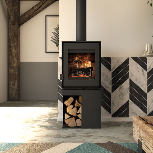 Holz-Kaminofen - Dik Geurts - Modivar 5, Store Corner - DRU - 4 kW / 7 kW / bodenstehend
