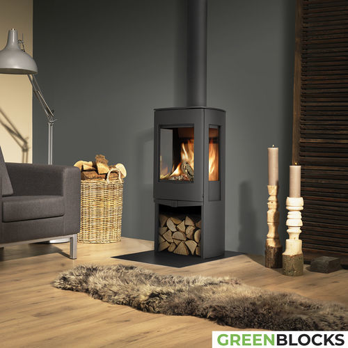 Holz-Kaminofen - DIK GEURTS - Folke - DRU - 4 kW / 5 kW...10 kW / bodenstehend