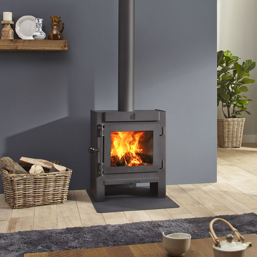 Holz-Kaminofen - Dik Geurts - Jannik Medium, Low - DRU - 4 kW / 7 kW / freistehend