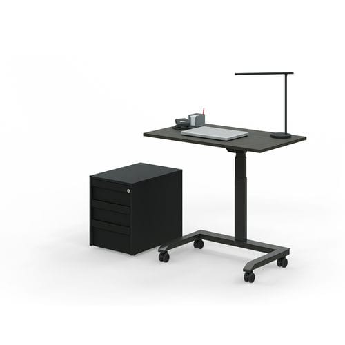 Schreibtisch für Open Space - MIA - Leuwico - bodenstehend / modern / Stahl