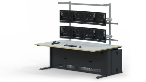 Schreibtisch für Open Space - XT MOVE - Leuwico - bodenstehend / für 2 Personen / modern