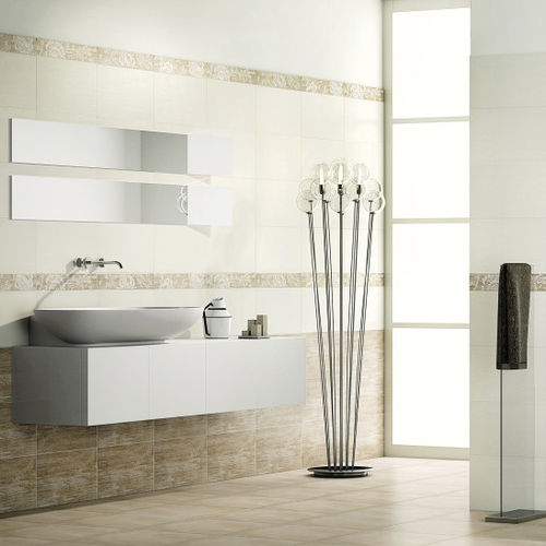 Fliesen für den Innenraum - EUPHORIA : BIANCO SETA - Naxos - für Badezimmer / Wand / Keramik