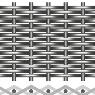 Gewobenes Metall / für Innenausbau - PLAIN DUTCH WEAVE - Actis Furio - mit engen Maschen / grau / Dekor