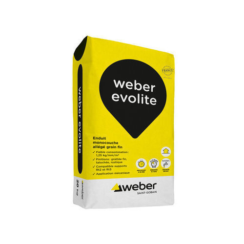 Putz zur Endbearbeitung - WEBER EVOLITE - Weber Industries - für Fassaden / für Beton / für Ziegel