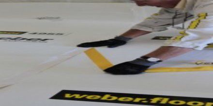 Elastische Trittschalldämmung / Polyethylen - WEBER.FLOOR 4955 - Weber Industries