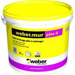 Glättputz - WEBER.MUR PÂTE G : RAVAMUR GROS - Weber Industries - für Wand / Synthetik