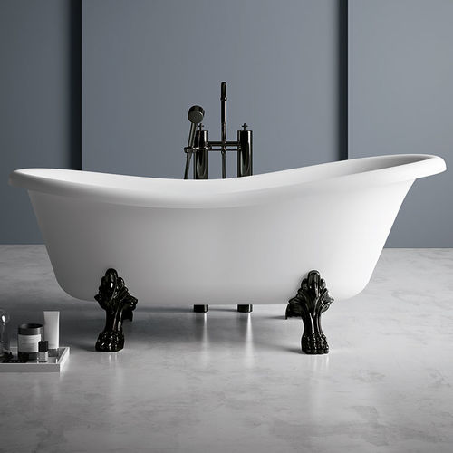 Ovale Badewanne - OXFORD - karol - auf Füßen / für Wohnungen / Verbundwerkstoff