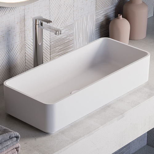Aufsatzwaschbecken - CS - karol - Mineralwerkstoff / Hochglanz / Mattfinish