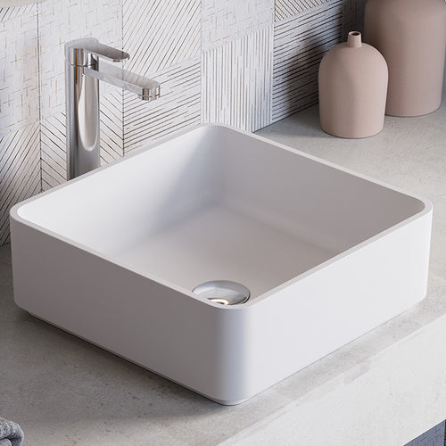 Aufsatzwaschbecken - CS - karol - Mineralwerkstoff / Hochglanz / Mattfinish