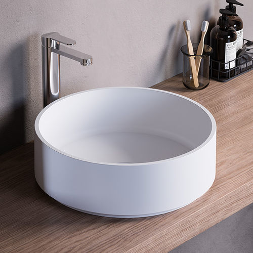 Aufsatzwaschbecken - CS - karol - Mineralwerkstoff / Hochglanz / Mattfinish