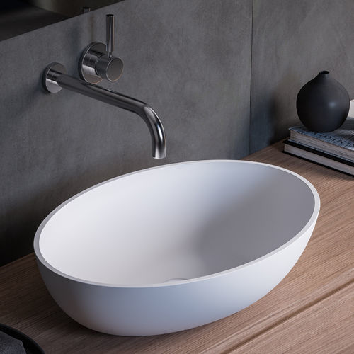 Aufsatzwaschbecken - TW  - karol - Mineralwerkstoff / Hochglanz / Mattfinish