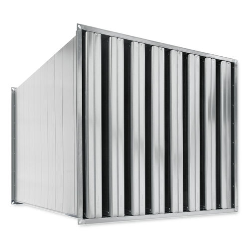 Schalldämpfer für Ventilationsöffnungen / Blech - XSA  - TROX - Stahl / Aluminium