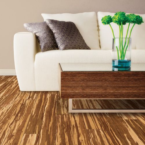 Mehrschichtparkett - EXPRESSIONS SMOOTH : TIGER - US FLOOR - Bambus / Mattfinish / schwimmend