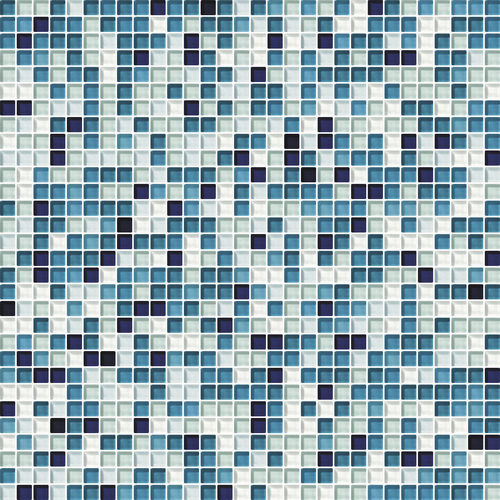 Glasmosaikfliese - CR.0540 MAREA G - Mosaico + - texturiert / für den Innenraum / Wand