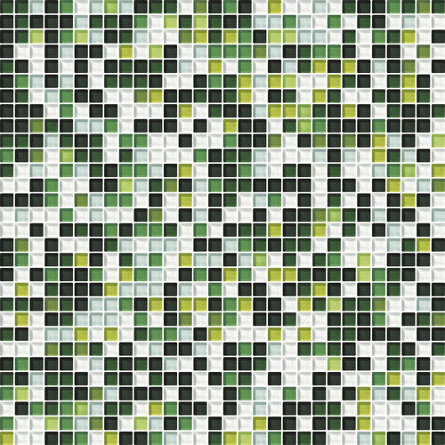 Mosaikfliese für den Innenraum - CR.0561 MUSCHIO G - Mosaico + - Wand / Glas / quadratisch