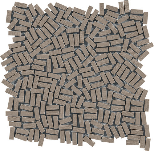 Mosaikfliese für den Innenraum - CLAY - Mosaico + - Boden / Feinsteinzeug / rechteckig