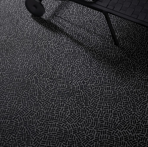 Feinsteinzeug-Mosaikfliese - COAL - Mosaico + - für den Innenraum / bodenstehend / rechteckig