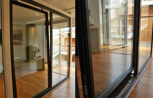 Schiebe-Kipp-Terrassentür - THERMO60 PST - SunParadise - faltbar / Aluminium / mit Doppelverglasung