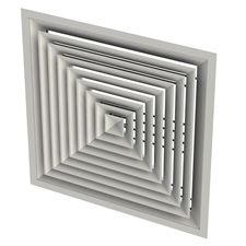 Deckenmontierter Luftdiffusor - SERIES CD - Monodraught - quadratisch