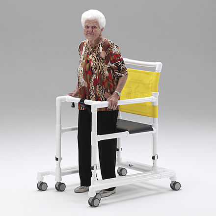 Medizinischer Sessel / Stoff - GW 120 - RCN Medizin- und Rehatechnik - Kunststoff / auf Rollen / manuell