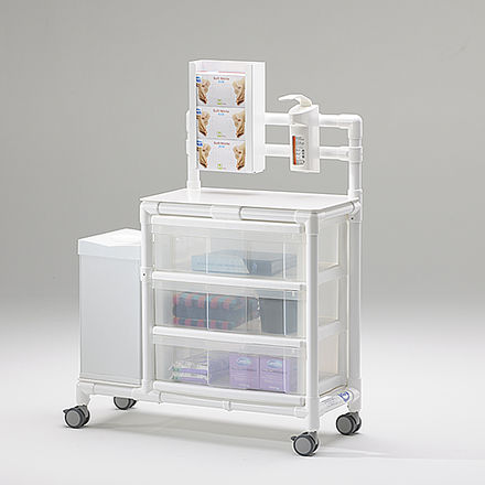 Pflegewagen - HGW 100 S - RCN Medizin- und Rehatechnik - für Gesundheitseinrichtungen / Kunststoff