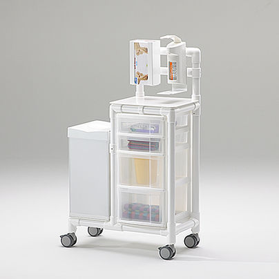 Pflegewagen - KTW 100 HS ATS ABH - RCN Medizin- und Rehatechnik - Abfall / für Gesundheitseinrichtungen / Kunststoff