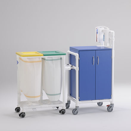 Pflegewagen - MPC 52 BASIC - RCN Medizin- und Rehatechnik - Wäsche / für Gesundheitseinrichtungen / Kunststoff