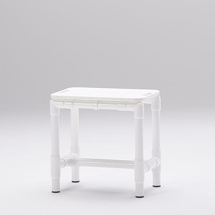 Traditioneller Duschhocker - DH 52 - RCN Medizin- und Rehatechnik - Kunststoff / Gestell aus Kunststoff / mit 4 Beinen