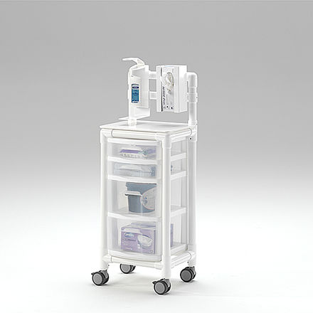 Pflegewagen - KTW 100 HS - RCN Medizin- und Rehatechnik - für Gesundheitseinrichtungen / Kunststoff