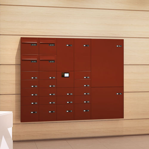 Wandmontierter Briefkasten - OFFICEBOX - Boites aux lettres RENZ - Einbau / bodenstehend / kollektiv