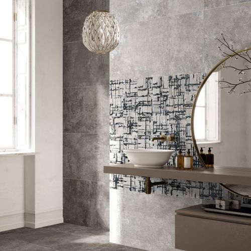 Feinsteinzeugfliesen - POETRY DECOR - ABK - in Naturoptik / für den Innenraum / für Badezimmer