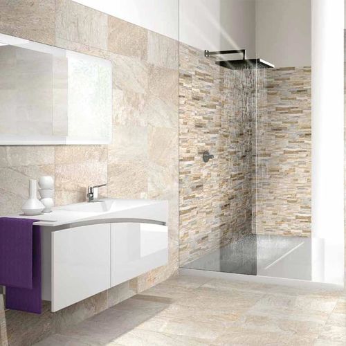Feinsteinzeugfliesen - SLATE - Antica Ceramica Rubiera S.r.l. - poliert / für den Innenraum / für Badezimmer