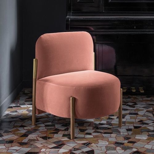 Moderner Kaminsessel - Flag - Bolzan Srl-Società Benefit - Stoff / Made in Italy / Farbe anpassbar