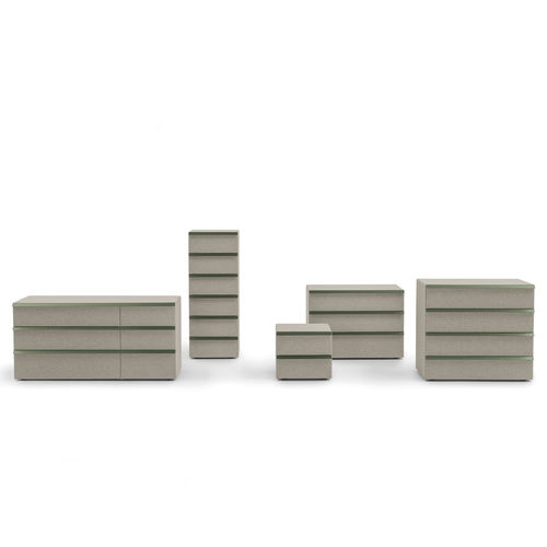Hohe Kommode - Oikos - Bolzan Srl-Società Benefit - modern / lackiertes Metall / Marmor