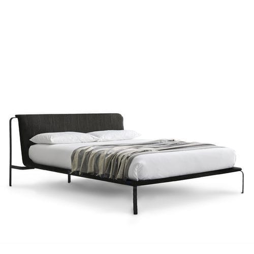 Doppelbett - Bend-e Wood - Bolzan Srl-Società Benefit - modern / Kopfteil / Made in Italy