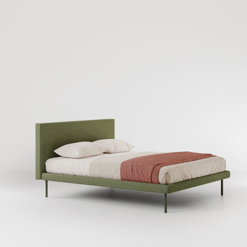 Doppelbett - METROPOLITAN - Bolzan Srl-Società Benefit - modern / Polster / Leder