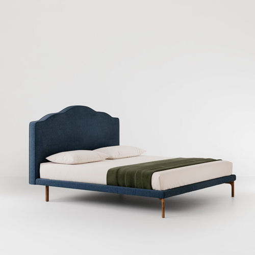 Doppelbett - DAFNE  - Bolzan Srl-Società Benefit - klassisch / Polster / Leder