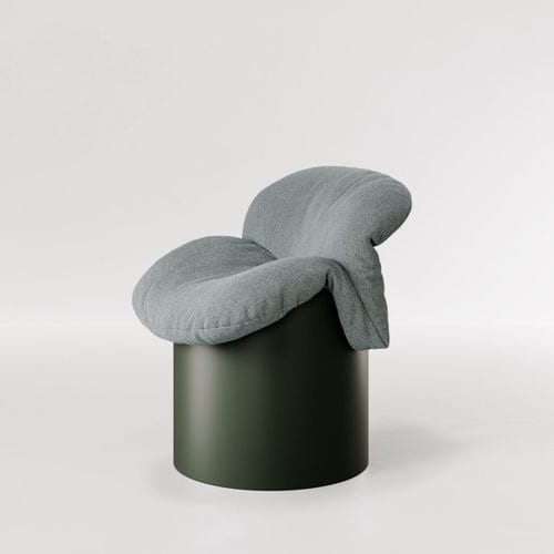 Moderner Stuhl - LOBO - Bolzan Srl-Società Benefit - für den Innenraum / Stoff / Gestell aus Holz
