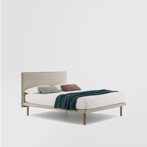 Doppelbett - CAMEO WAVE  - Bolzan Srl-Società Benefit - modern / Kopfteil / Polster