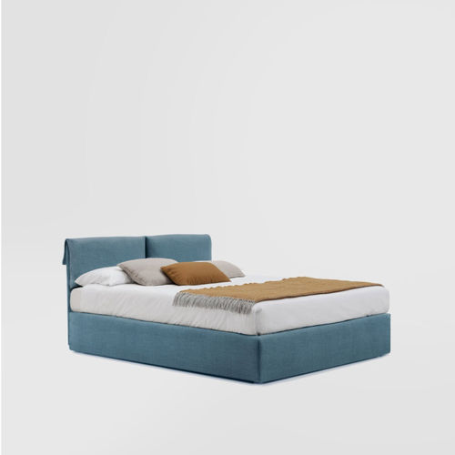 Doppelbett - CAMEO IORCA  - Bolzan Srl-Società Benefit - modern / gepolstertes Kopfteil / Polster