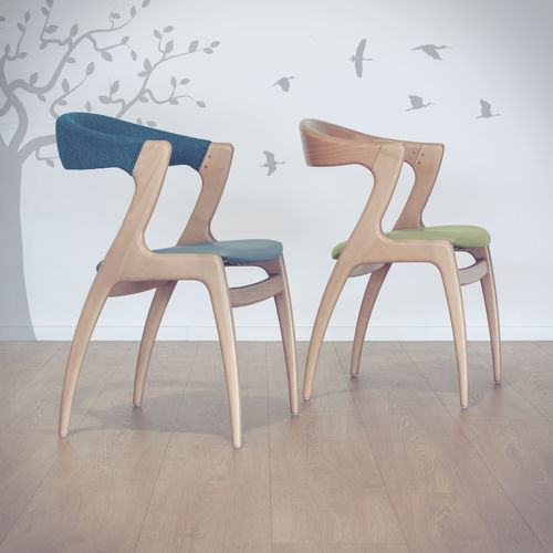 Moderner Stuhl - GAZELLE - CMcadeiras - für den Innenraum / Holz / Contract