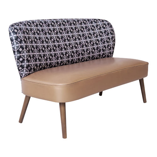 Moderne Polsterbank - COCKTAIL - CMcadeiras - Stoff / Leder / Holz
