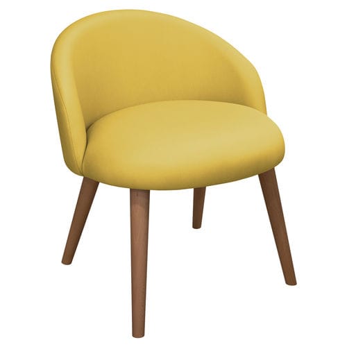Moderner Sessel - NEWTON  - CMcadeiras - Leder / Stoff / Holz