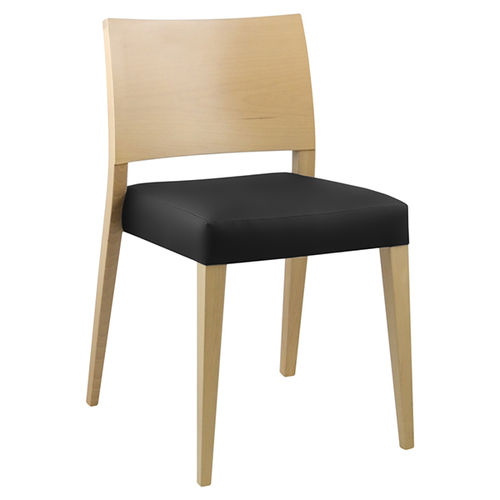 Moderner Stuhl - DUBAI 3 - CMcadeiras - für den Innenraum / Holz / Polster