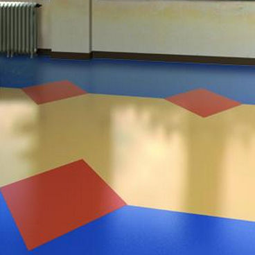 Gummibodenbelag - PLANWAY : UR RP - Remp - für Dienstleistungsbereich / Rollen / glatt