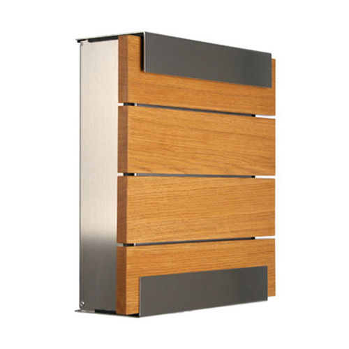 Wandmontierter Briefkasten - GLASNOST.WOOD.OAK - keilbach design and products - individuell