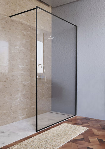 Festinstallierte Duschwand - Cataloghi - GFS Design - für Eckeinbau / Hartglas / Transparentglas